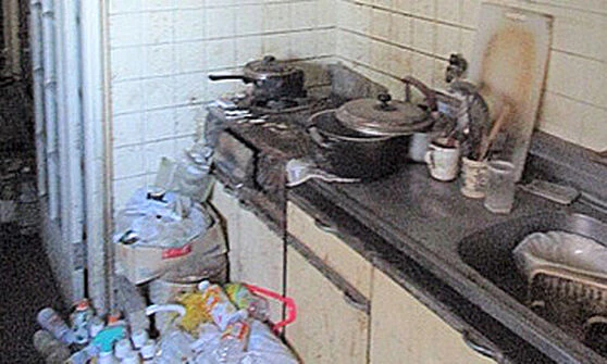 東京の孤独死があったゴミ屋敷の画像